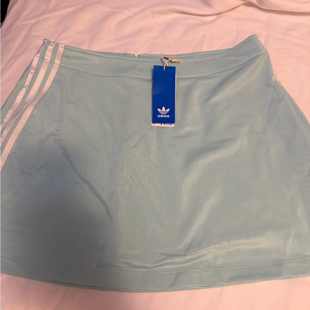 Adidas Sky Blue Mini Skirt